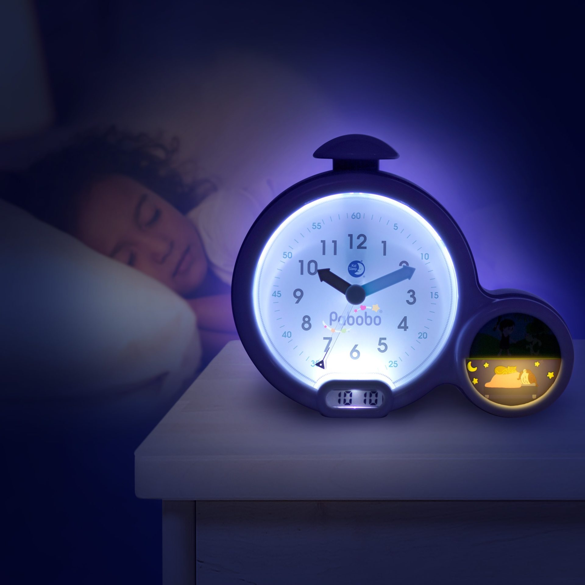 Mon premier réveil kid sleep (bleu) – Image 2