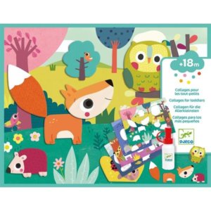 Collages pour les tout-petits : premiers collages