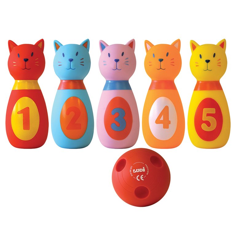Jeu de quilles chat