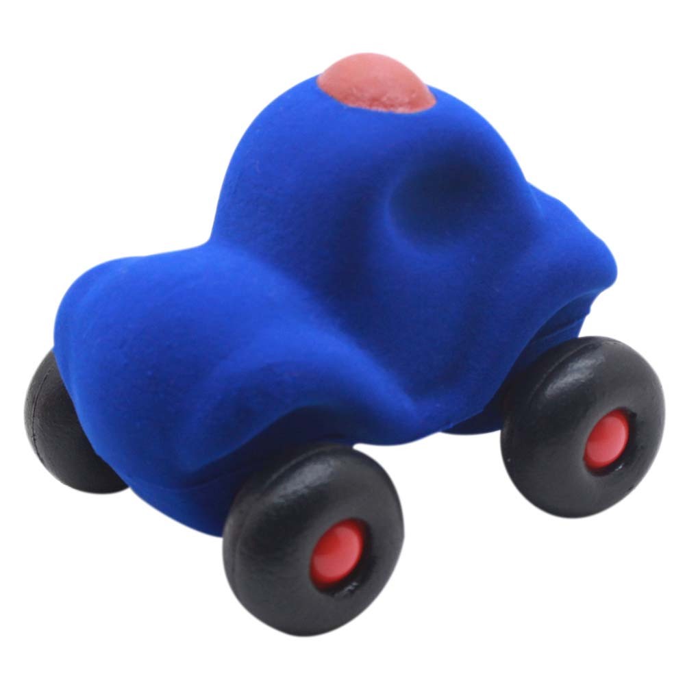 Rubbabu petit véhicule : voiture de police bleue