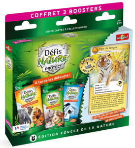 Défis nature protect : Tigre du Bengale (Coffret 3 boosters)
