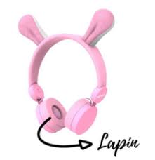 Casque audio filaire Lapin