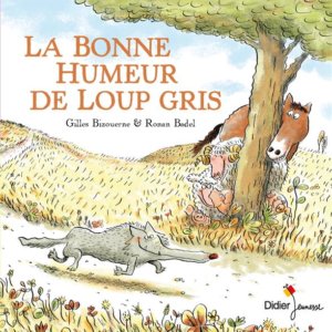 La bonne humeur de loup gris