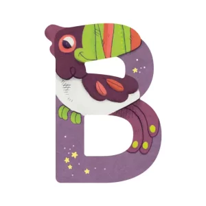 Lettre en bois B
