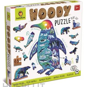Woody puzzle (48 pc) : animaux polaires