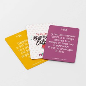 52 cartes pour super prof