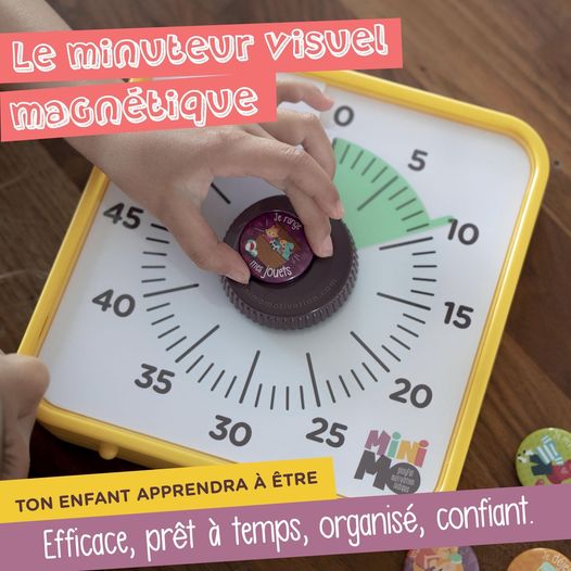 Minuteur visuel magnétique
