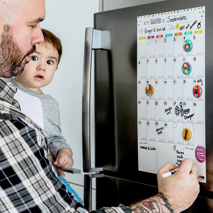 Calendrier mensuel : notre mois ensemble (vertical) – Image 6