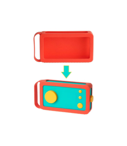 Lunii : coque Odile Orange/Rouge