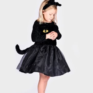 Déguisement Robe chat noir (6-8A)
