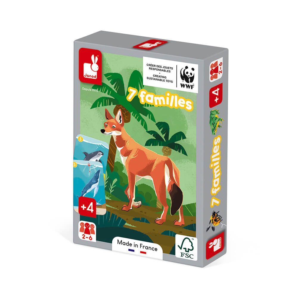 Jeu des 7 familles : le règne animal