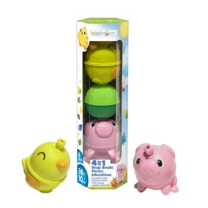 Tube de perles de motricité - Animaux de la ferme