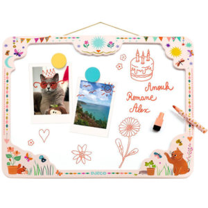 Tableau magnétique (Rose-Chat)