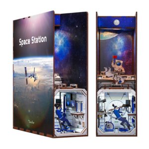 Serre-livres "Space station" (puzzle 3D)