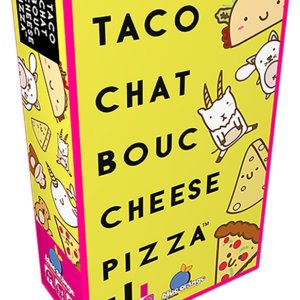 Taco chat bouc cheese pizza