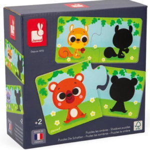 Puzzle : les Animaux et Leur Ombre (24pc)