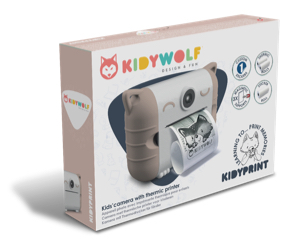 Kidyprint Appareil photo instantané avec impression thermique (rose)