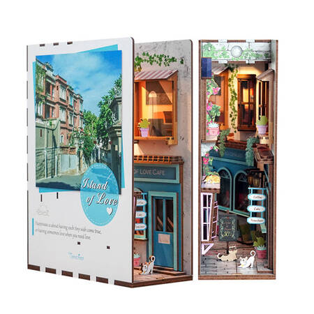 Serre-livres "Island of love" (puzzle 3D)