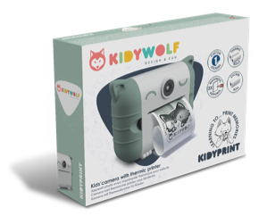 Kidyprint Appareil photo instantané avec impression thermique (vert)