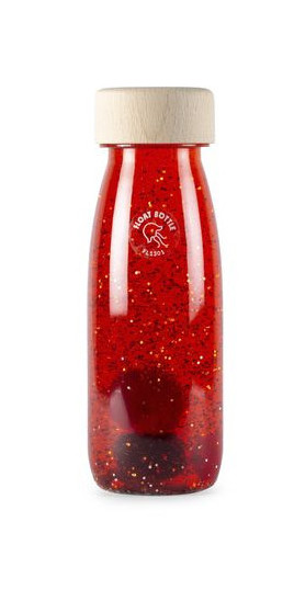 Bouteille sensorielle Petit Boum rouge