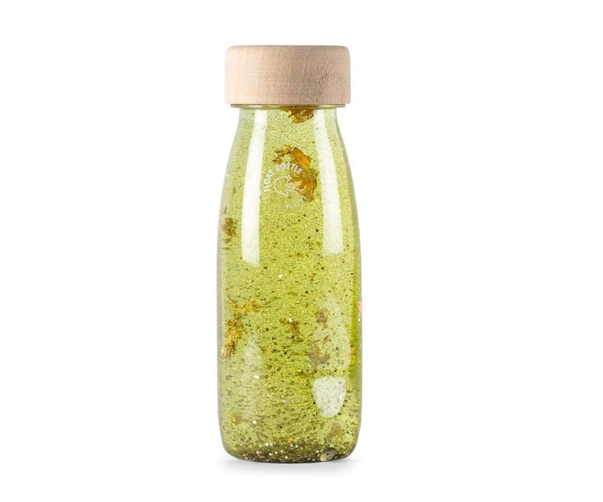 Bouteille sensorielle Petit Boum dorée