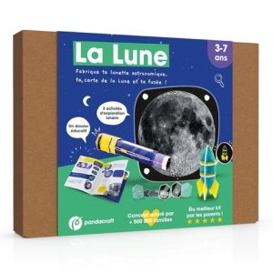 Pandacraft, kit ludo-éducatif : La lune 3-7 ans