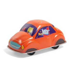 Les jouets métalliques - voiture à friction orange