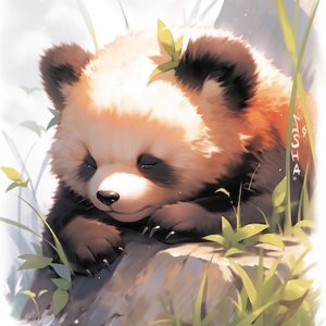 Affiche Bébé Panda