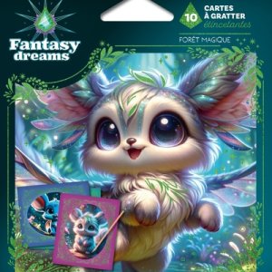 Cartes à gratter "Forêt magique"