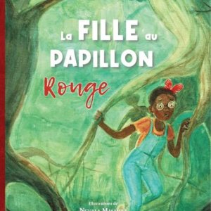 La fille au papillon rouge