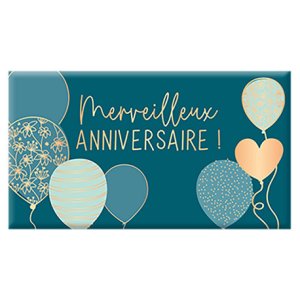 Chocolat Noir "Merveilleux anniversaire"