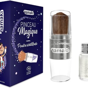 Pinceau magique & poudre scintillante (argent)