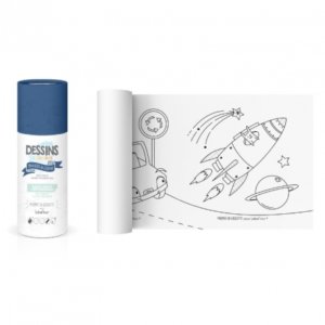 Rouleau à colorier "Traversée de l'espace"