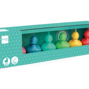 Set de 6 canards de pêche Récif de corail