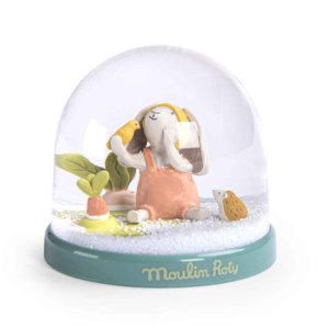 Boule à neige "Trois petits lapins"