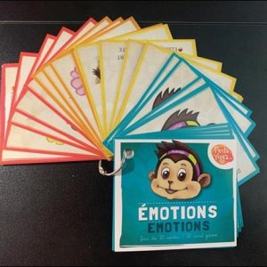 Mini cartes de postures (35) et émotions (20)