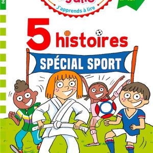 J'apprends à lire avec Sami et Julie : Fin CP- CE1   5 histoires Spécial sport